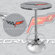 Trademark Global Corvette C6 Pub Table in Silver