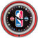 Trademark Global nBA Chrome Double Ring Neon Clock