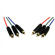 Comprehensive 3 RCA Plugs Each End Component RGB Video Cable