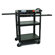Buhl Height Adjustable AV Media Cart - Three Stationary Shelves / Two Pull-Out Shelves