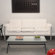 dCOR design Singular Leatherette Sofa