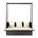 dCOR design Maui Outdoor Bed with Cushions