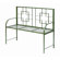ACHLA Square-on-Squares Entryway Wrought Iron Garden Bench