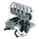 Hamilton Electronics Listening Center with Headphone Rack and HA5 Headphones