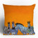 DENY Designs Clara Nilles Candy Stripe Zebras Throw Pillow
