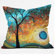 DENY Designs Madart Inc. Aqua Burn Throw Pillow