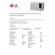 LG 12000 BTU Window-Mounted Air Conditioner with Supplemental Heat and Remote