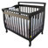 Dream On Me 3-in-1 Portable Convertible Crib in Black
