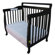 Dream On Me 3-in-1 Portable Convertible Crib in Black