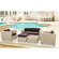 Modway Malibu 5 Piece Deep Seating Groups with Cushions