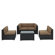 Modway Camfora 5 Piece Deep Seating Group with Cushions