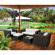 Modway Malibu 5 Piece Deep Seating Groups with Cushions