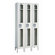 Hallowell Safety-View Stock Lockers - Single Tier - 3 Sections (Unassembled)