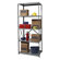 Hallowell Hi-Tech Shelving Medium-Duty Open Type Starter and Optional Add-on Unit with 5 Shelves