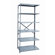 Hallowell Hi-Tech Shelving Heavy-Duty Open Type Add-on Unit with 6 Shelves