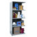 Hallowell Hi-Tech Shelving Heavy-Duty Closed Type Add-on Unit with 5 Shelves