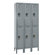 Hallowell Assembled Premium Stock 3 Section Double Tier Lockers