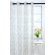 LJ Home Costello sheer ivory window panels with embroideries (set of 2)
