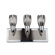 Alternating Current Chroman Empire Three Light Bath Fixture