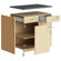 WB Manufacturing Repositionable Replay Fixed Shelf / Four Adjustable Shelves  Cabinet