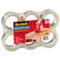 3M 3500 Packaging Tape, 2" x 55 Yards, 3" Core, Clear, Six per Box                                                              