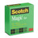 3M Magic Office Tape, 1" x 36 Yards, 1" Core, Clear                                                                             