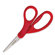 3M Scissors, Household/Office, 6" Straight Cut, Red