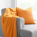 Inhabit Current Organic Pillow in Sunshine