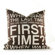 Inhabit First Time Pillow in Chocolate