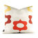 Inhabit Aequorea Laugh Pillow in Scarlet