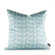 Inhabit Aequorea Rhythm Scribble Pillow in Cornflower