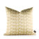 Inhabit Aequorea Rhythm Scribble Pillow in Pear and Rust