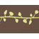 Inhabit Sprout Stretched Wall Art in Chocolate