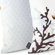 Inhabit Coral Throw Pillow in Aqua