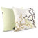 Inhabit Coral Throw Pillow in Moss