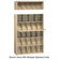 Tennsco Corp. Letter Size Stackable Filing System, (Starter)