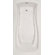 Hydro Systems Designer Charlotte 72" W X 36" D Bath Tub with Whirlpool System