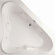 Hydro Systems Designer Erica 60" W X 60" D Air Bath Tub with Thermal System