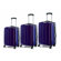Carlton Travel Goods Adventura Polycarbonate Spinner Trolley 3 Piece Luggage Set