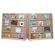 Wood Designs 48" Folding Double Sided Book Display