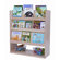 Wood Designs Deluxe Double Sided Library