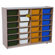 Wood Designs Twenty Four Large Tray Storage Unit with Assorted Trays