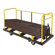 Midwest Folding Products Upperzone Rectangular Table Truck