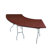 Midwest Folding Products EV Series Serpentine Folding Table with Vinyl Edge