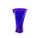 Womar Glass 12" Twisted Indigo Series Vase