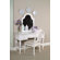Legacy Classic Furniture Reflections Three Drawer Vanity in Distressed Antique White