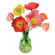 Oots Flat Flowers Window Stickers Originals in Poppy