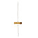 Terzani Liaisons Appliquees One Light Wall Sconce in Gold