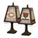 The Memory Company NFL 14" Art Glass Table Lamp