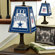 The Memory Company NFL 14" Art Glass Table Lamp